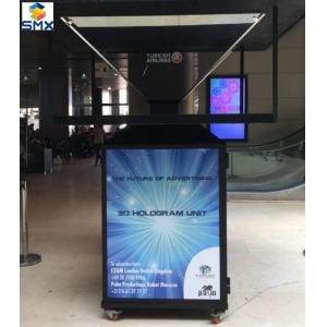 4 Sided Pyramid holographic 3d display Units for POS Advertising