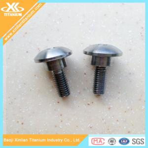 China Metric Pure And Titanium Alloy Carriage Bolts supplier
