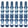 China Column End Custom Fasteners Screw Hexagonal Carbon Steel Screw Blue Zinc wholesale