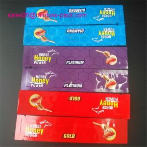Horse Honey Powder Sachet Foil Pouch Packaging Golden Royal Honey Vip Malaysia Bag