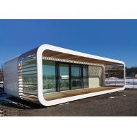 China Luxury Cabin With Light Steel Frame Design, Prefab Hotel Unit Small Modular Homes on sale