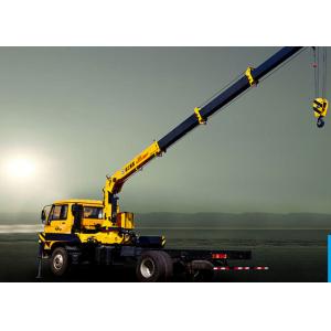 China Truck Mounted 6300kg articulated lorry mounted crane 40 L / min supplier