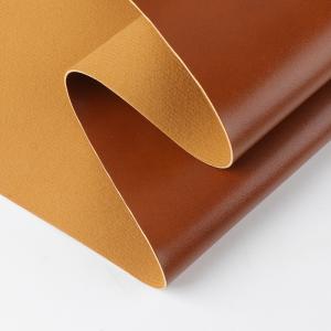 China Oil Wax PVC Leather For Bags 1.7mm Thickness Embossed Faux Leather Anti Fouling supplier