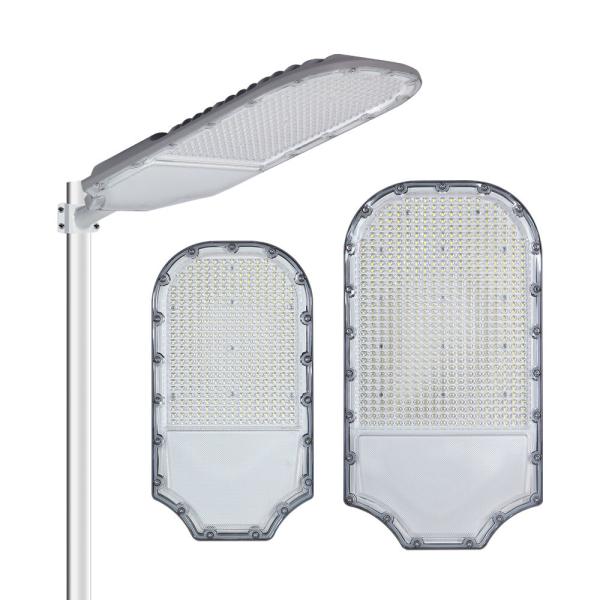 スマート メイン電源付きLED路灯,アルミ合金体,IP65防水,ブランドLEDチップ,夜に自動オン/オフ,エネルギー効率,都市動脈,産業公園,キャンパスに最適