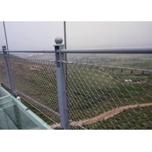China Diameter 2.5mm Steel Rope Mesh For Balustrade Or Railing Fence supplier