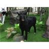 China Animal Garden Ornaments , Life Size Animatronic Animal Statues With Fur wholesale