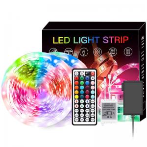 China RGB Colorful Smart LED Strip Lights 12V 44 Key Infrared Remote Control OEM supplier