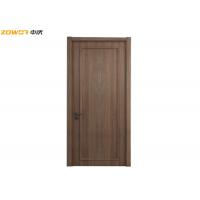 China 40mm PVC Finished Solid Core MDF Flush Plain Wooden Door on sale