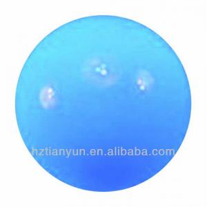 China Blue Plastic Resin Balls 50-110mm Size Logo Print For Promotional Toy supplier