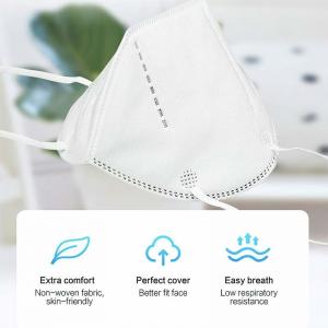 Personal Protection N95 Face Mask , Unisex N95 Particulate Filter Mask White