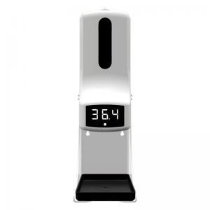 China K9 Pro Thermometer Intelligent Soap Dispenser 2 In 1 Alcohol Spray Gel 1000ML supplier