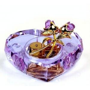 Lover heart-shape purple Music Box