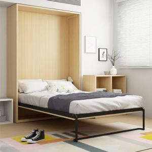 China CARB Wall Mounted Wood Panel Furniture Hotel Guest Room Murphy Wall Bed supplier