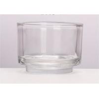 China 225ml Elegant Round Frosted Glass Votive Candle Holders with Custom Packaging on sale
