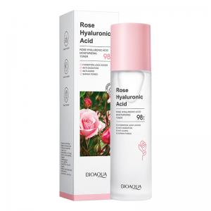 Fine Lines And Wrinkles Rose Face Toner Natural Organic Rose Hyaluronic Acid Water