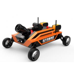 Portable 160 Mm Fire Fighting Robot Electric Wheel Type Four Wheel Drive