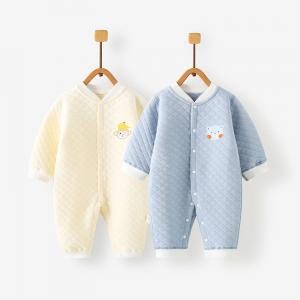 China Newborn cute One-piece suit autumn and winter cotton baby romper baby clothes supplier