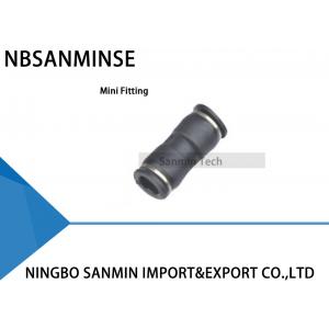 China PU - C Compact One Touch Fitting Mini Fittings Pneumatic Fitting Air Plastic Fitting  Tube Union Straight Sanmin supplier