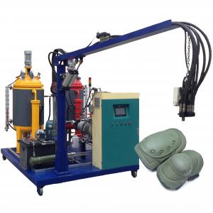 China Self Cleaning Filter Knee Pad Isocyanate Pu Casting Machine supplier