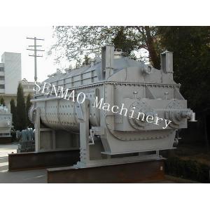 China Rotary Vacuum Paddle Dryer Calcium Fluoride Large Output Simple Operation supplier