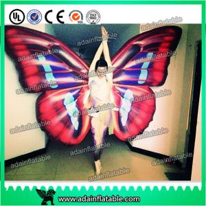 China Custom Inflatable Cartoon Characters , Digital Printing Inflatable Butterfly Wing Model supplier