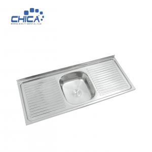 making art stainless steel single bowl kitchen sink with wing technology advanced sink Improve your quality of life