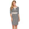 China Customizable Gingham Check Office Dress Spandex Polyester wholesale
