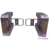 China Entrance Swing Barrier Gate With RFID Card Reader And Software Management on sale