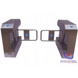 Entrance Swing Barrier Gate With RFID Card Reader And Software Management