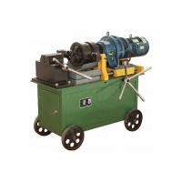 China Max 40 Mm Portable Rebar Threading Machine With Wheels Heavy Duty on sale