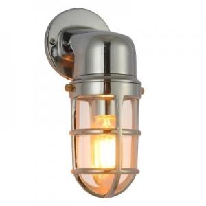 China Antique Outdoor Wall Lights , Waterproof Dimmable Wall Lights Nickel Marine supplier