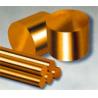 Gold Color W70cu30 Copper Tungsten Alloy Flat Blanks For Spaceflight Field