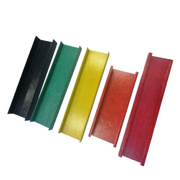 Customized Fiberglass Pultruded C Channel GRP Ladder Profiles FRP  U Channel GFRP U Section