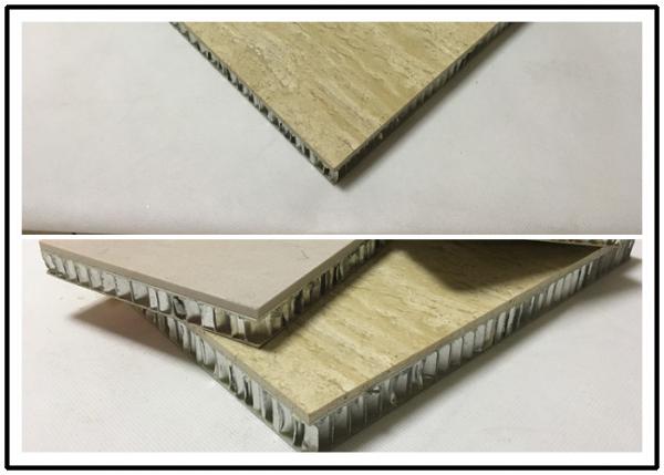 Customized Shape Honeycomb Stone Cladding Panels 12mm - 25mm Thickness