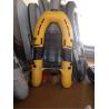 Small Inflatable Sport Boat Flexible Floor 230 Cm With 2 - 75HP Outboard Engine