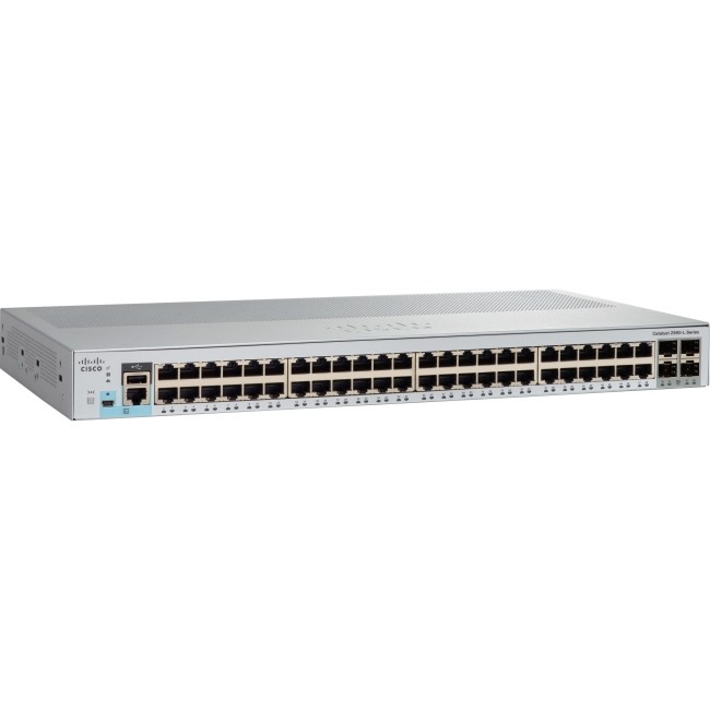 China Porto GigE de Cisco WS-C2960L-48TS-LL 48, 4 x 1G SFP, interruptor do LAN Lite supplier