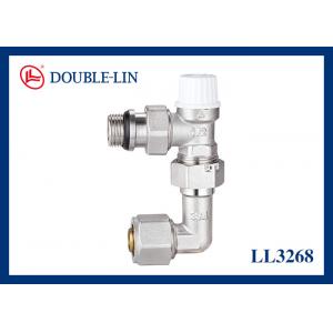 China Pex Al Pex Pipe Angled Thermostatic Radiator Valves supplier