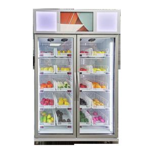 China máquina de venda automática esperta do refrigerador com alimento congelado da venda do sistema fruto vegetal esperto no supermercado supplier