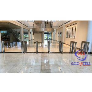 Multiple Channel Gym Speed Gate Turnstile With Facial Recognition / NFC For Art Gallery