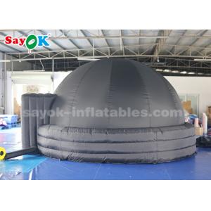 China 4m 100% Blackout Inflatable Planetarium Dome With PVC Floor Mat For School Teaching supplier