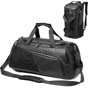 Waterproof Sports Duffle Bags Travel Weekender Overnight Bag With Shoe Compartment