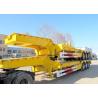 China Tri Axle Heavy Duty Low Loader Semi Trailer For Heavy Equipment Transport wholesale