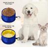 Collapsible Dog Travel Bowls Portable Pet Water Bowls With Zipper