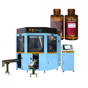 60 Pcs / Minute Automatic Silk Screen Printing Machine For Round Plastic Medical Bottles