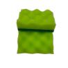 China waist-shaped dishwashing sponge made of superfine fiber with steel wool scouring pad, highly absorbent, reusable, and scratch-free for kitchen use wholesale