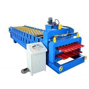 Double Layer Tile Glazed Panel Color Steel Roof Sheet Roll Forming Machine CE