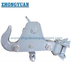 China Marine Dock Quick Release Towing Hook Boat Ship Towing Equipment supplier