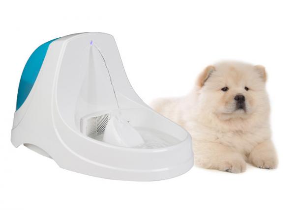 Safe Ultra Quiet ABS PP Dog Water Bowl Fountain Anti Splash Slope Design