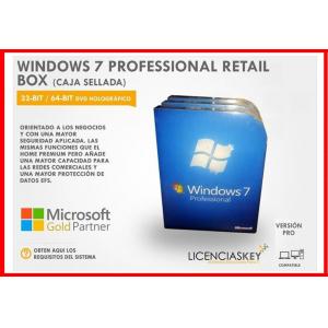 China 100% Original OEM Windows 7 Professional Retail Box 16 GB Available Disk Space supplier