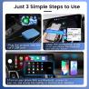 China Wireless Android Auto Adapter 8GB RAM 256GB ROM Qualcomm SM6350 wholesale
